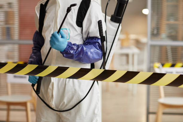Professional Biohazard Cleanup technician working in Belleville, MI